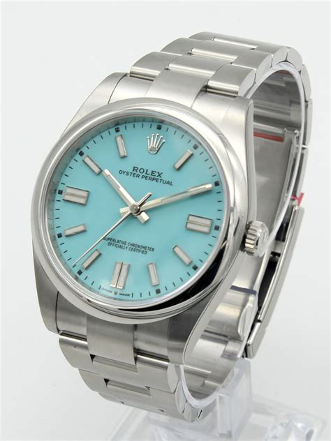 oyster perpetual light blue dial